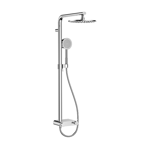 Lajur Shower Gaya Eropah dengan Shelf