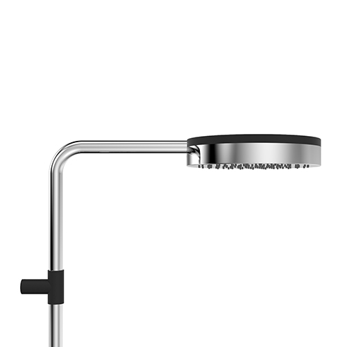 Colonne de douche en laiton thermostatique haut de gamme en or rose