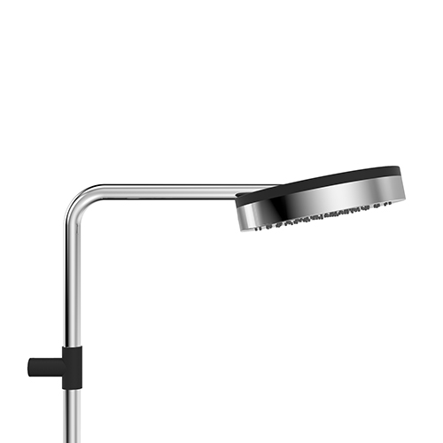 Colonne de douche en laiton thermostatique haut de gamme en or rose