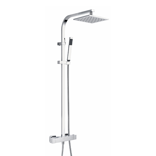 Colonna doccia 250mm×250mm Testa Singola Funzione Handset